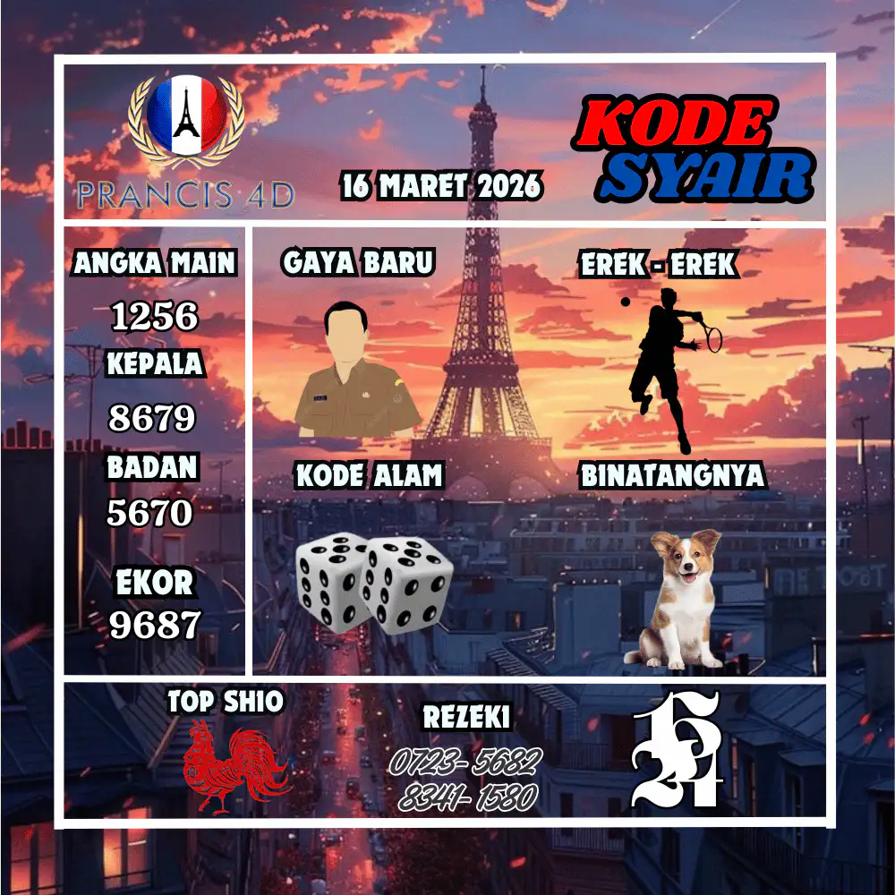 Kode Syair Prancis4D Pools Maret Pools