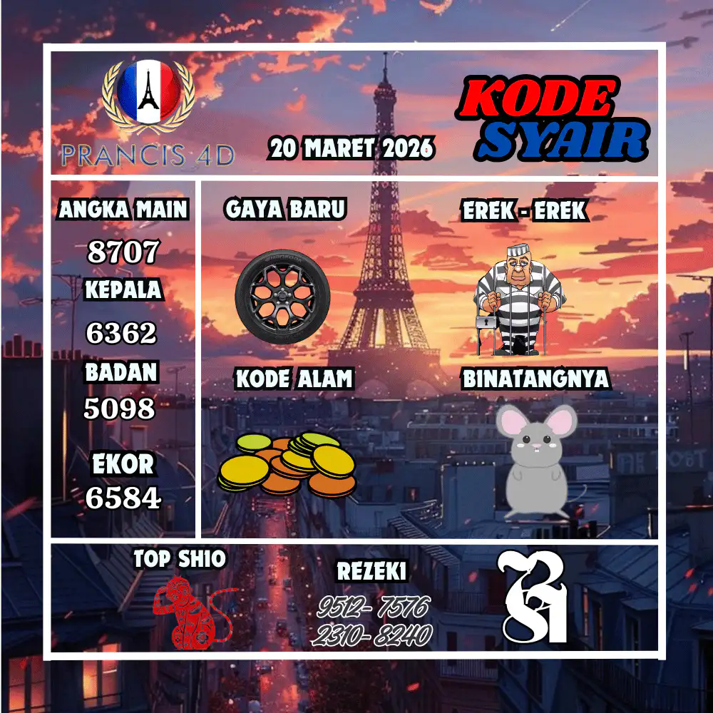 Kode Syair Prancis4D Pools Maret Pools