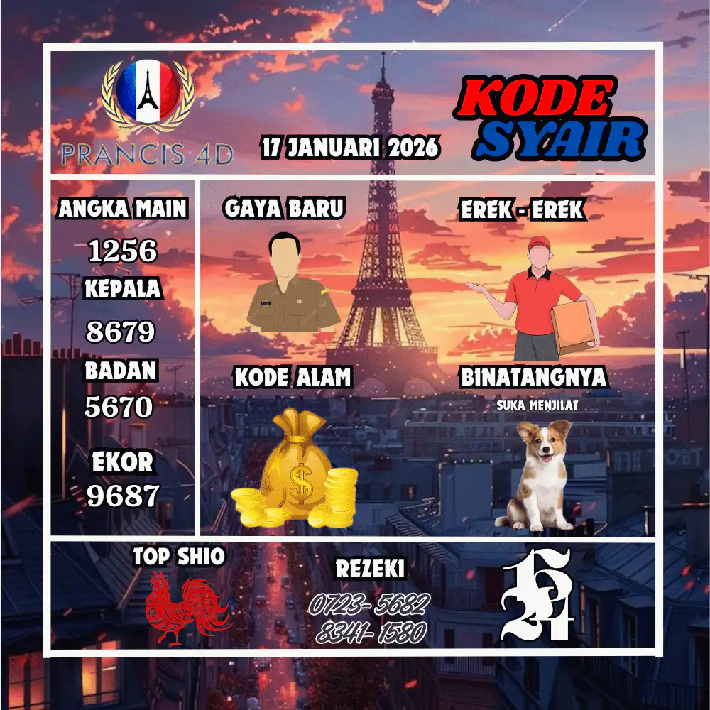 Kode Syair Prancis4D Pools Februari Pools
