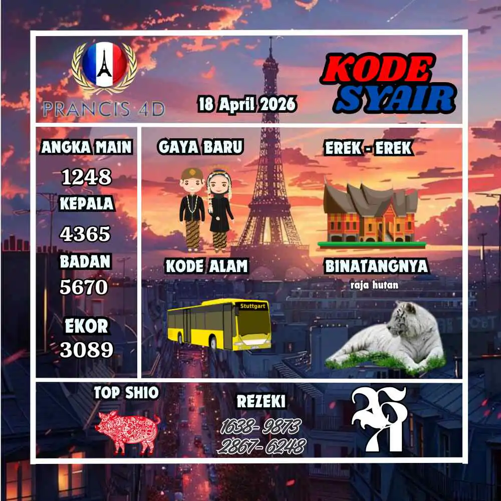 Kode Syair Prancis4D Pools April 2026