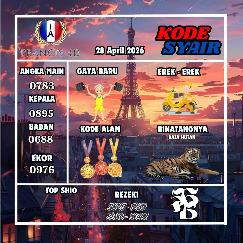 Kode Syair Prancis4D Pools April 2026