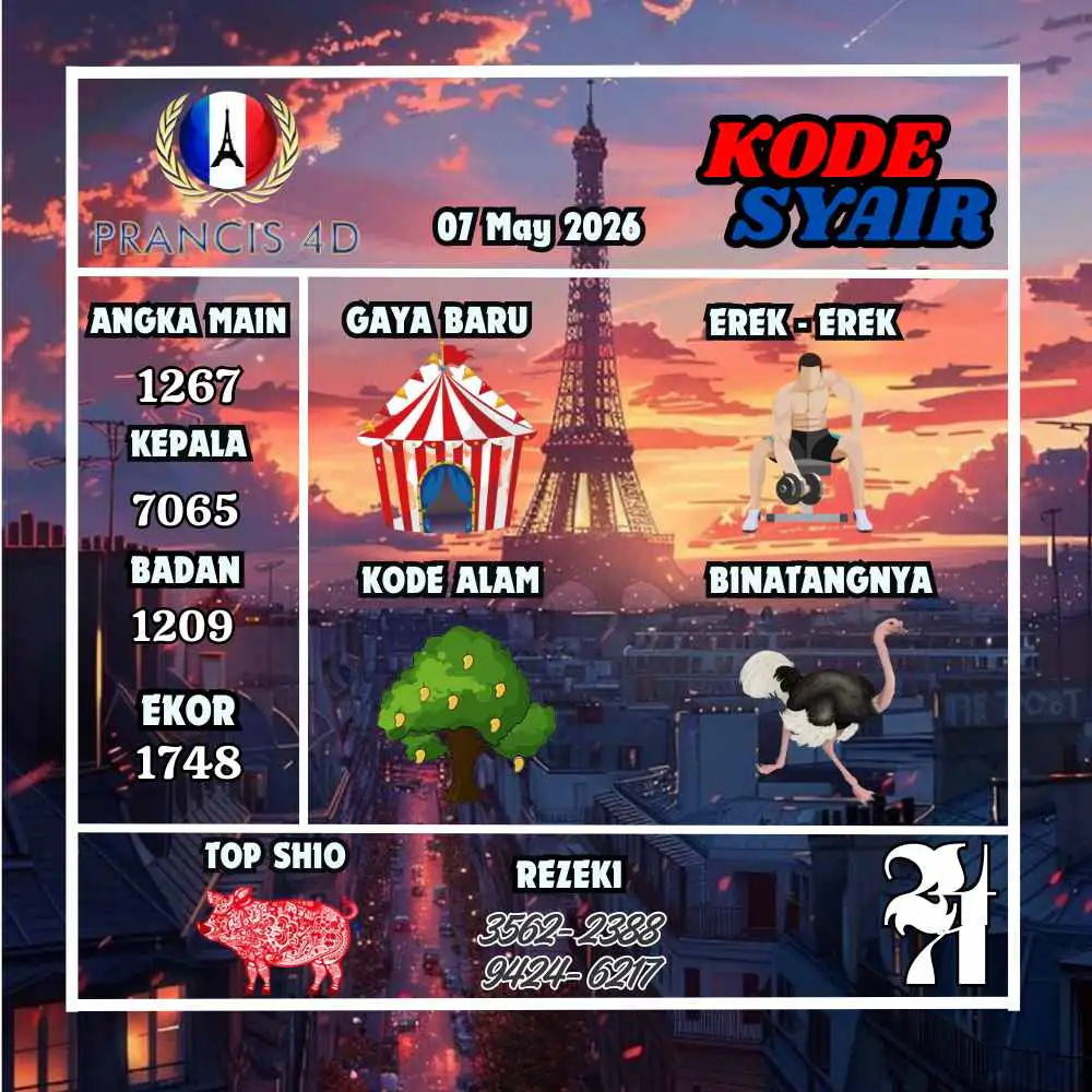 Kode Syair Prancis4D Pools Mei 2026