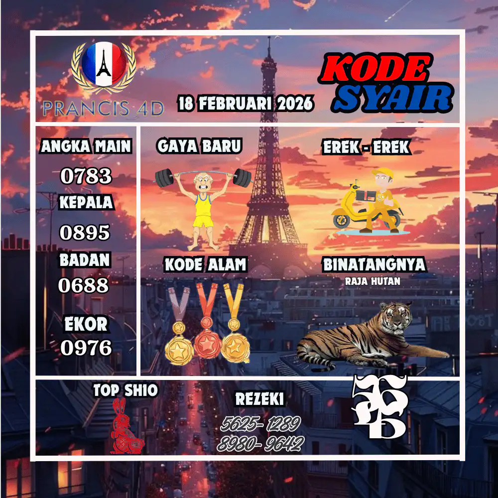 Kode Syair Prancis4D Pools Februari Pools